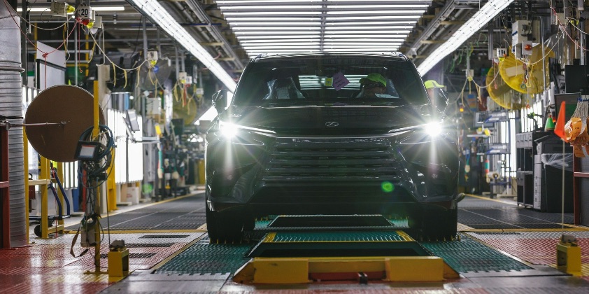 Toyota Indiana begins production of the Lexus TX