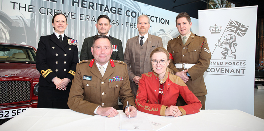Bentley signs the Armed Forces Covenant as a testament of ongoing commitment 