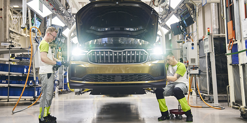 Škoda Auto launches production of the all-new Kodiaq in Kvasiny