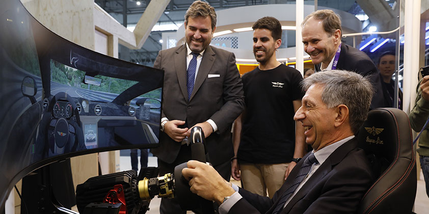 MWCapital and Hispano Suiza present the first driving simulator of the Spanish hypercar brand