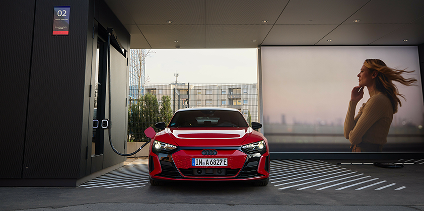 Audi launches new charging hub in Frankfurt