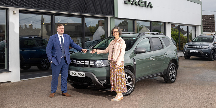 And another one buys the Duster! 100,000th UK customer takes delivery of Dacia’s iconic SUV
